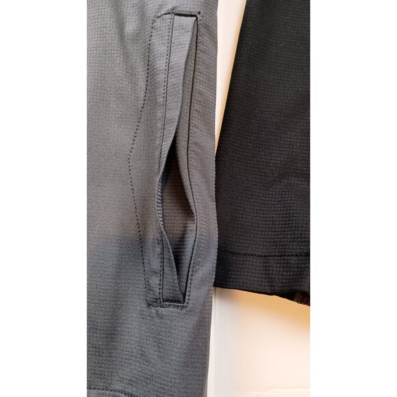Travis Mathew Dead Giveaway Zip Jacket Size M Black Gray Colorblock Lightweight - Picture 10 of 14